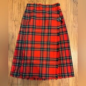 Vintage Pure Wool Kilt